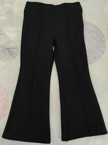 Pantalon noir evasé