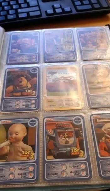 Lot de 10 cartes Joue avec les Héros Disney Auchan