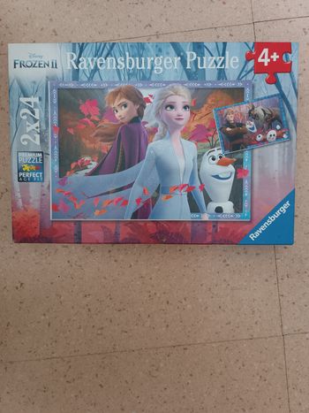 Puzzle reine des neiges 2×24 pièces