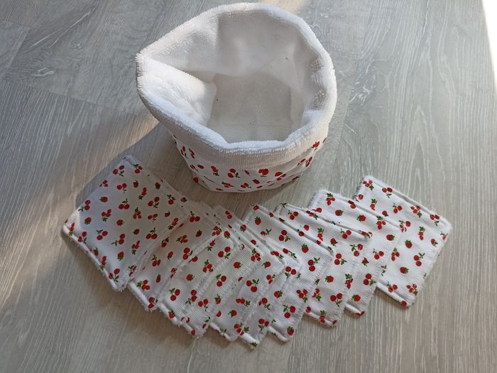 Panière et lingettes démaquillante lavable - photo numéro 6