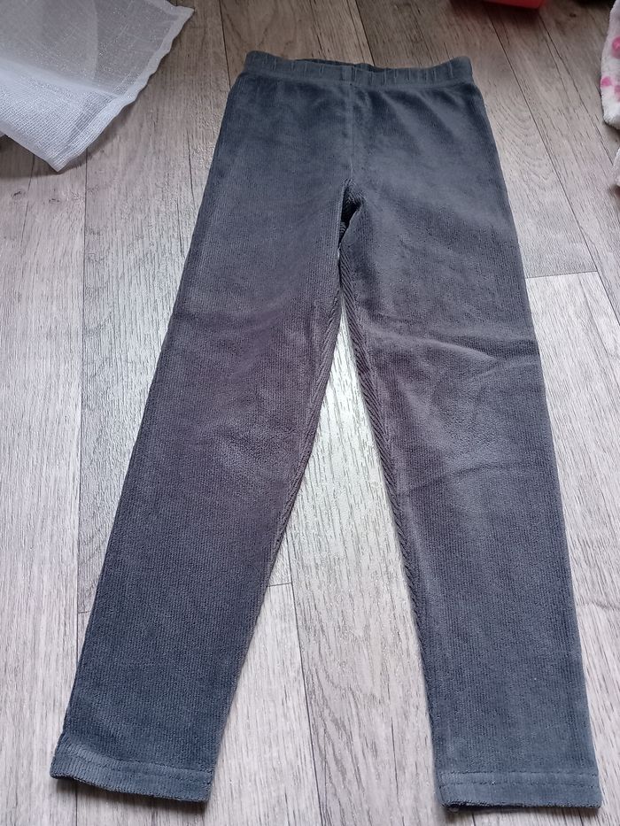 Legging velours fille vertbaudet