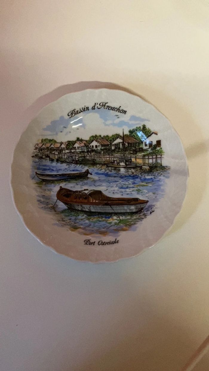 Petite Assiette Décorative. Bassin d'Arcachon.