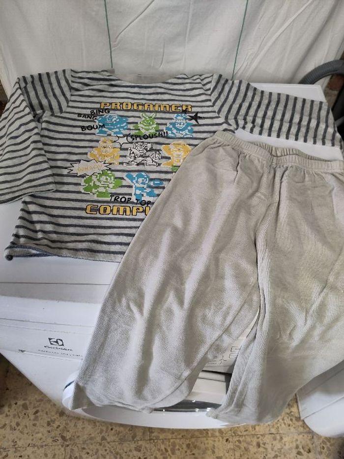 pyjama velours tissaia 6 ans progamer