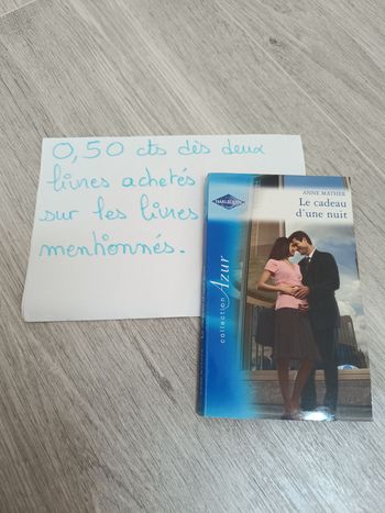 Livre Harlequin collection Azur