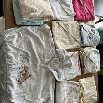 Lot de 8 capes de bain