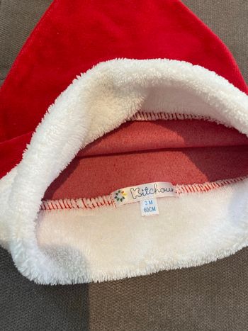 Pyjama et bonnet de Noël 3 mois