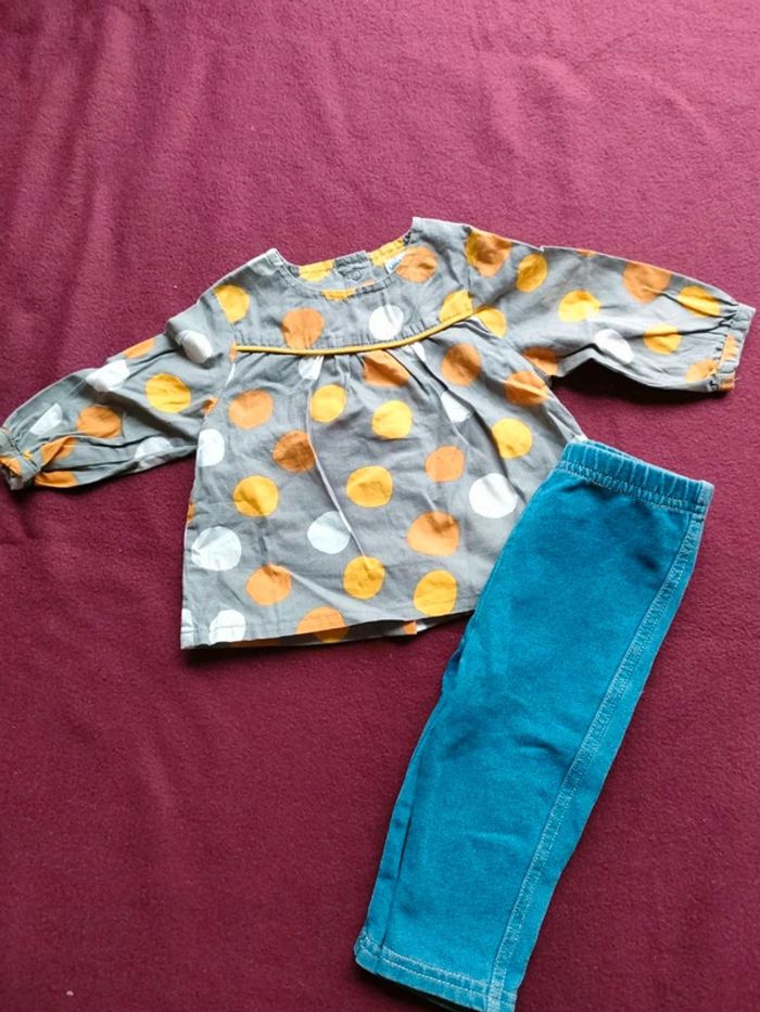 Ensemble fille Verbaudet