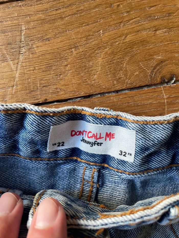 Jupe en jean boutonnée Jennyfer taille 32 - photo numéro 3