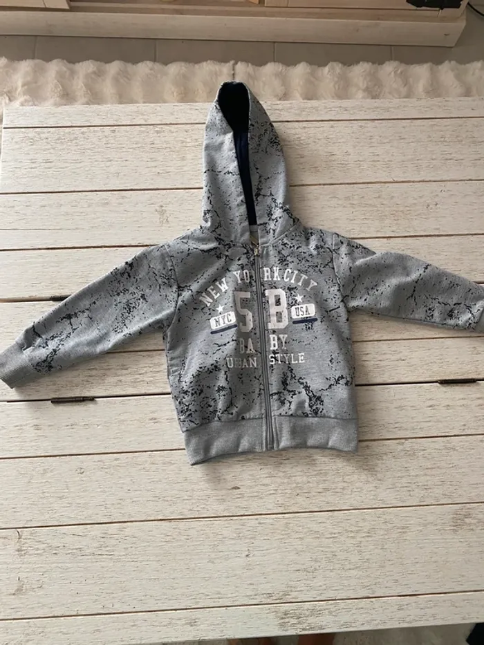 Ensemble garçon 3 ans polo pantalon et sweat capuche - photo numéro 6
