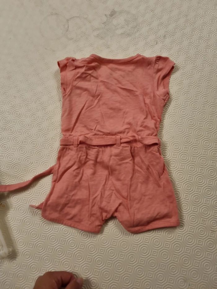 Combishort mots d'enfants rose - photo numéro 4