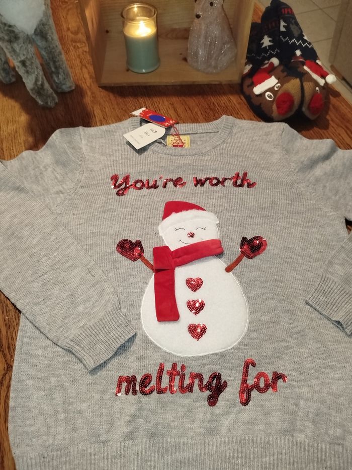 Pull de Noël mixte T.L - photo numéro 5