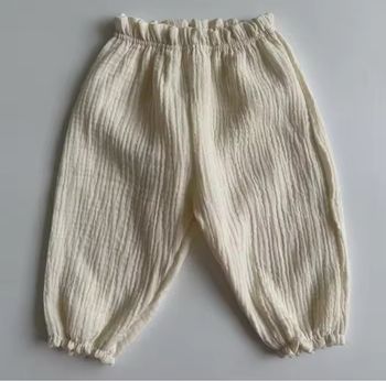 Pantalons en lin léger pour enfant