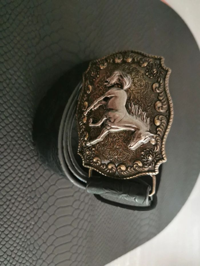Ceinture de cowboy country cheval - photo numéro 2