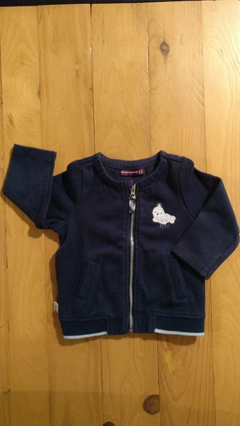 Gilet bleu taille 6 mois sergent major
