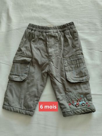 Pantalon molleton taille 6 mois
