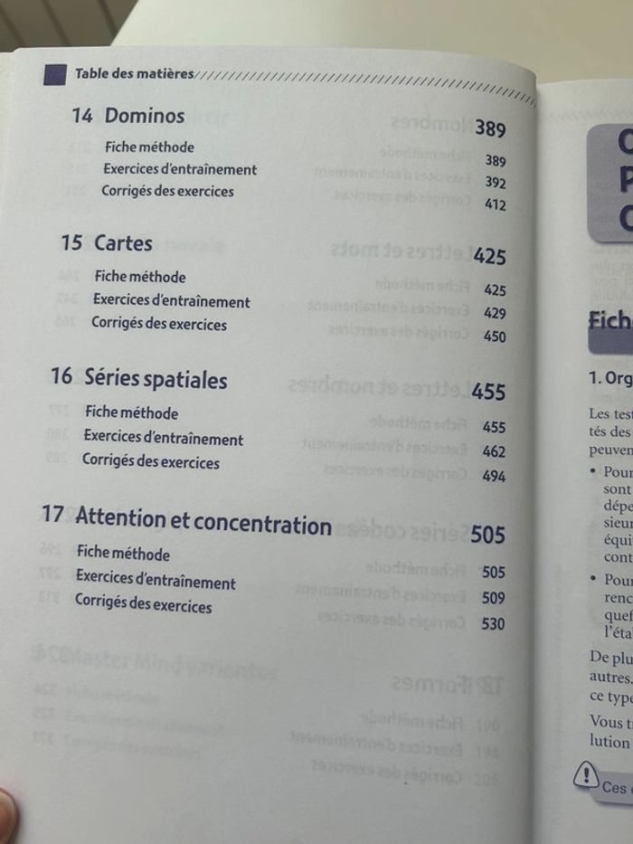 Livre entraînement concours Test psychotechniques - photo numéro 7