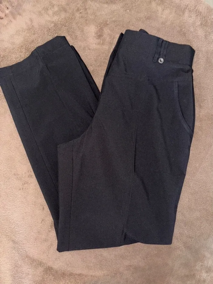 Pantalon noir habillé femme FREC taille 44 en très bon état - photo numéro 2