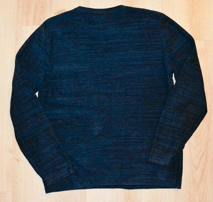 Jack & Jones Originals Est 1990 Polo Pull Bleu Exclusive vintage Y2K Collection (Taille L) - photo numéro 2