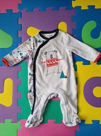 Lot de 4 pyjamas velours 3m