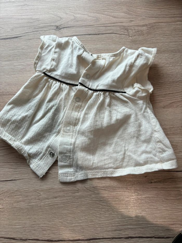 T-shirt bébé fille 1mois - photo numéro 2