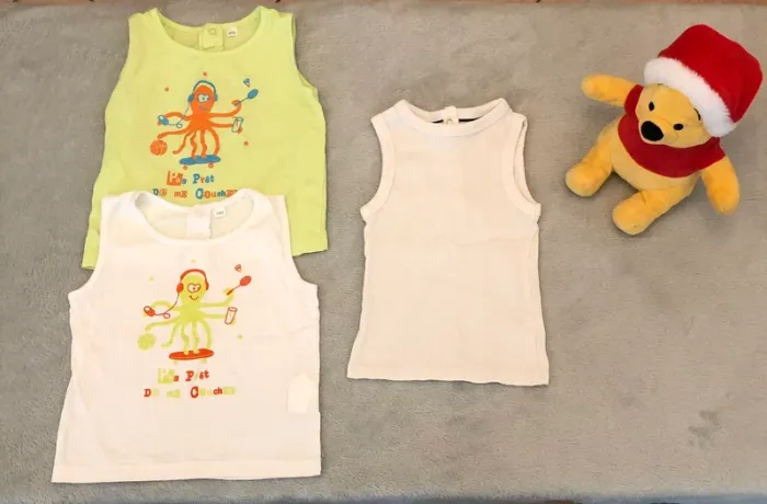 Lot t-shirt manches courtes garçon