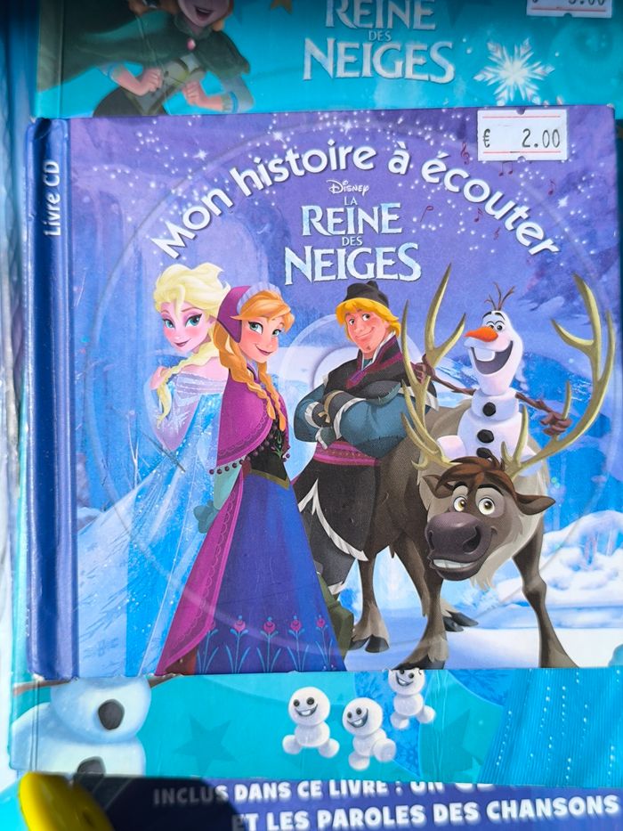 Livre CD La reine des neiges