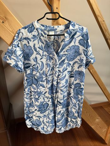Robe fleuris bleue