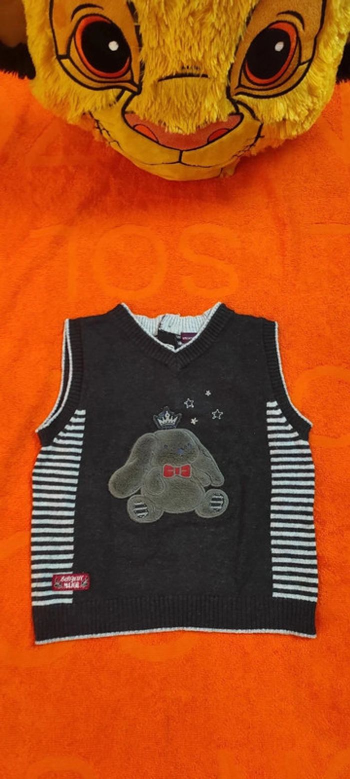Pull sans manche 🐰 Sergent Major 18 mois