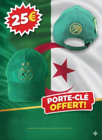 Casquette verte réglable – Adulte 