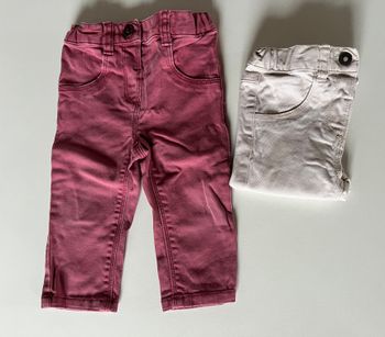 Lot 2 pantalons 12 mois