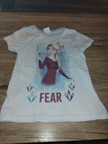 Tee shirt la reine des neiges