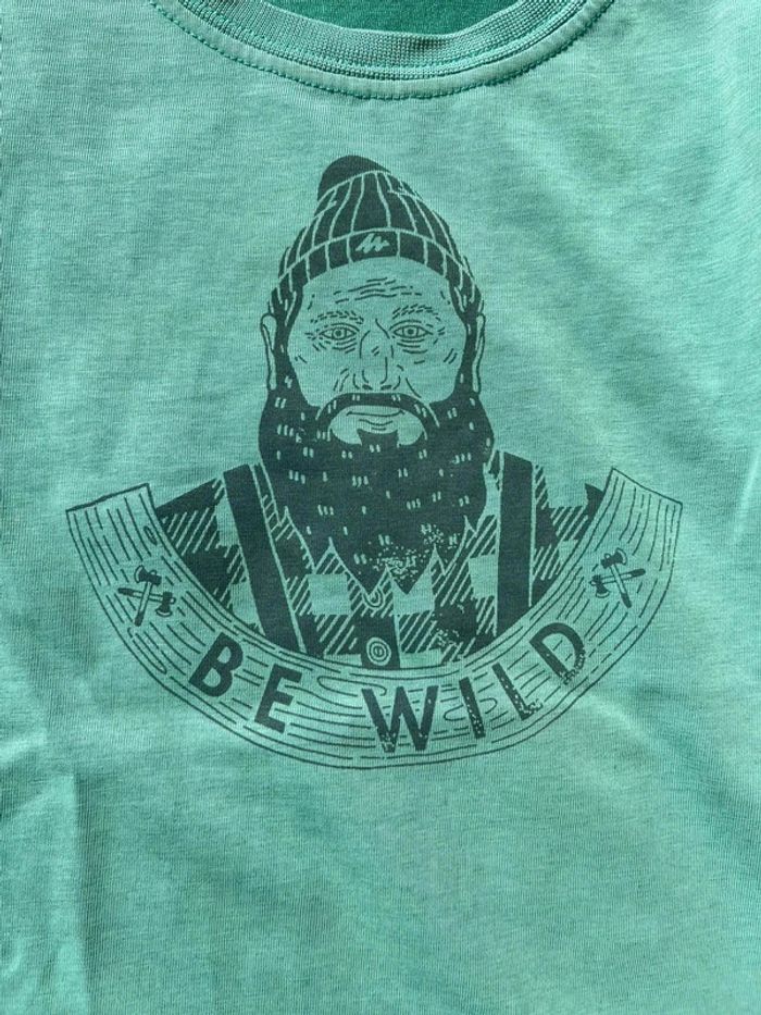 T shirt vert décathlon taille 8 ans - photo numéro 4