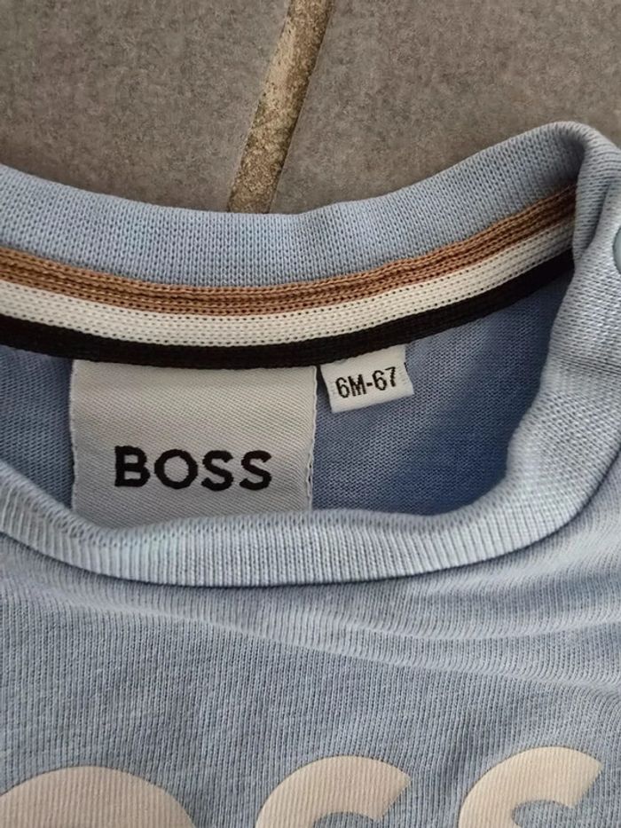 Tee-shirt Boss turquoise - photo numéro 3