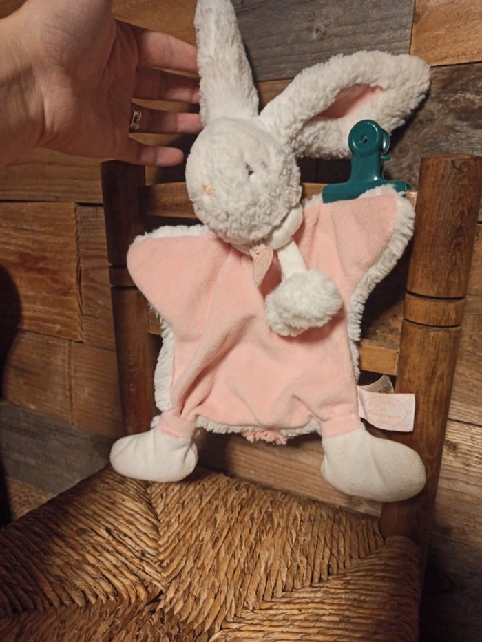 Doudou lapin pompon doudou et compagnie tbe - photo numéro 5
