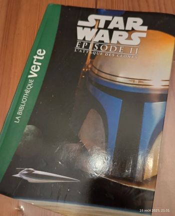 Livre Star Wars épisode II "l'attaque des clones"