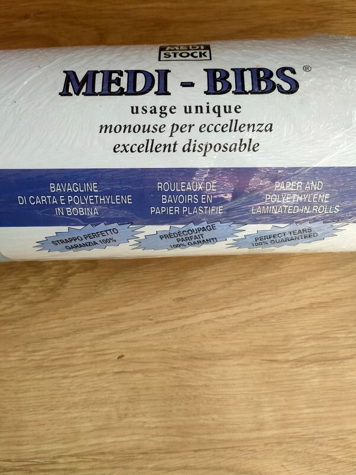 Rouleaux 80 bavoirs jetable 60x55cm - photo numéro 9