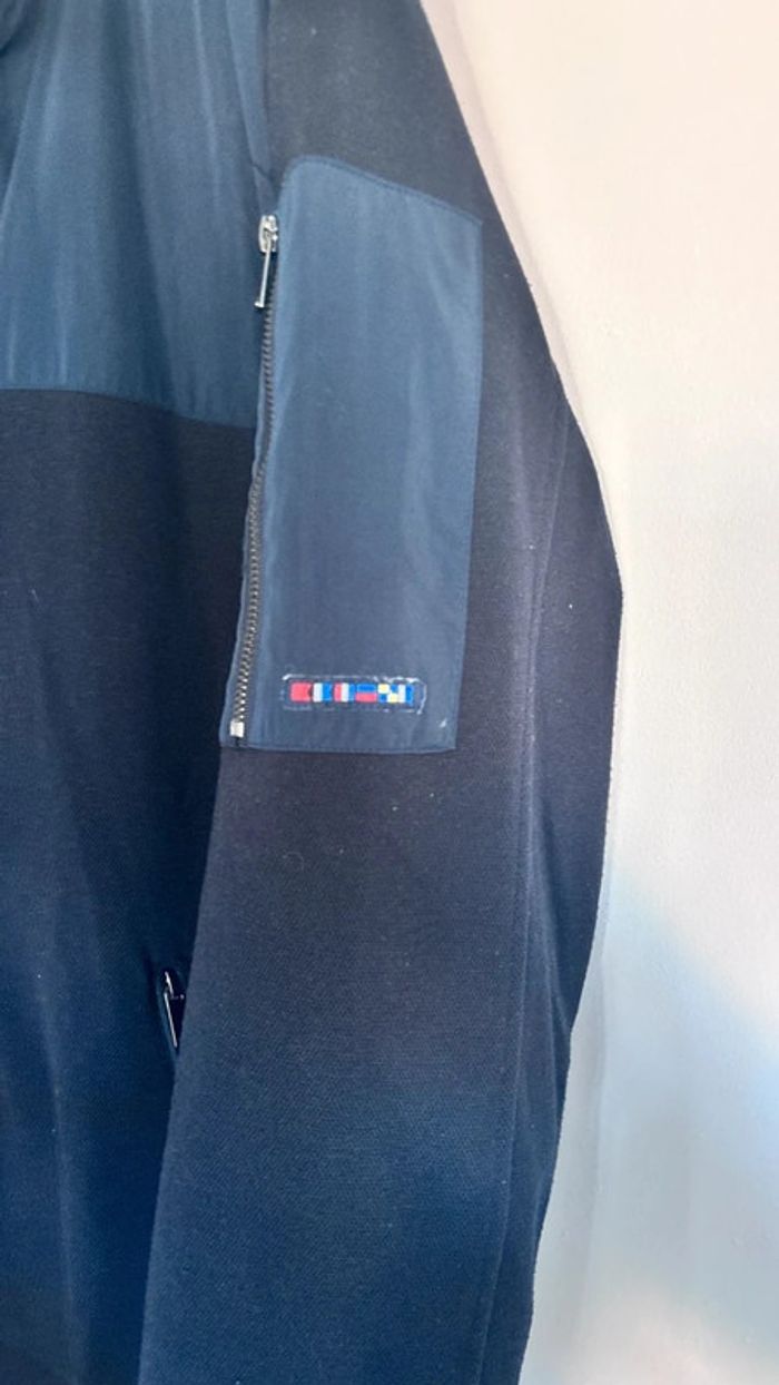 💕 veste à capuche bleue marine taille xl 42 #batela - photo numéro 6
