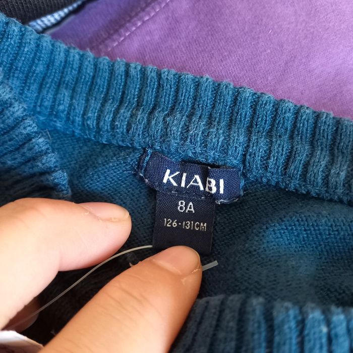 Pull bleu kiabi 8 ans - photo numéro 4