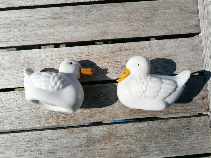 Figurine statuette canard sel et poivre - photo numéro 3