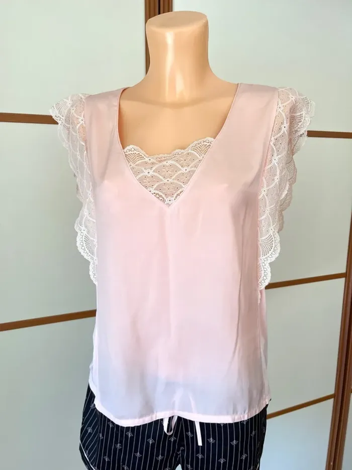 Pyjama short Darjeeling taille 40 - photo numéro 3