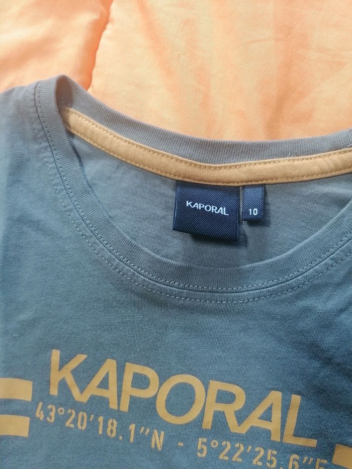 T-shirt manches courtes Kaporal 💛 garçon 10 ans - photo numéro 3