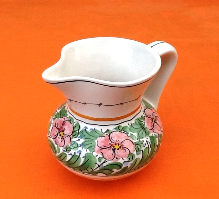 Pichet Année 1950 Céramique polychrome Ghirla (Italie) l - photo numéro 10