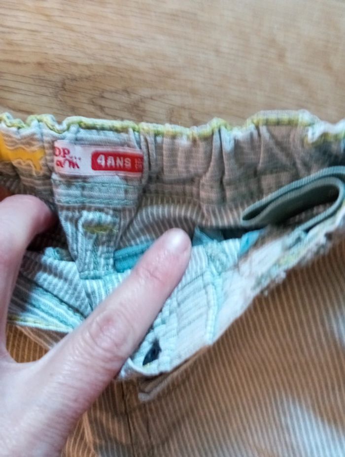 Pantalon a rayures garçon 4ans - photo numéro 3