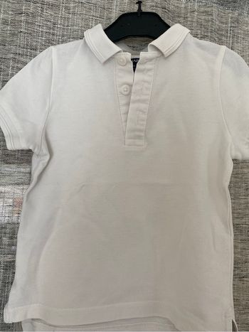 Polo blanc 4ans