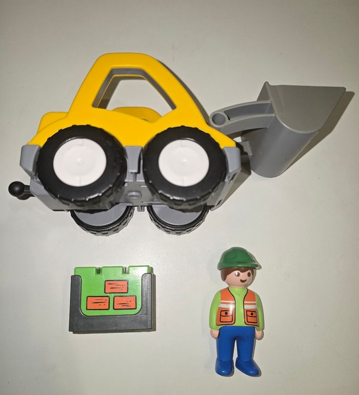 123 playmobil lot de 2 véhicules de travaux complets - photo numéro 5