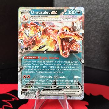 Carte pokémon neuve 🇨🇵 Dracaufeu EX 125/197 Flammes obsidiennes 
