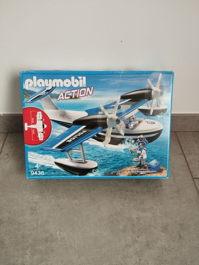Hydravion de police playmobil
