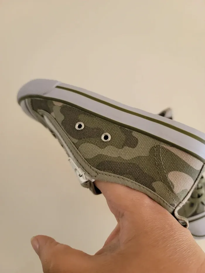 Chaussures tissiai garçon kaki militaire 26 neuve - photo numéro 4