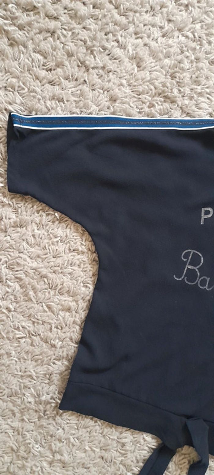 T-shirt top à nouer imprimer - photo numéro 2