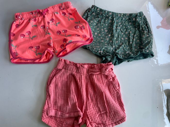 Lot 3 shorts fille 5 ans